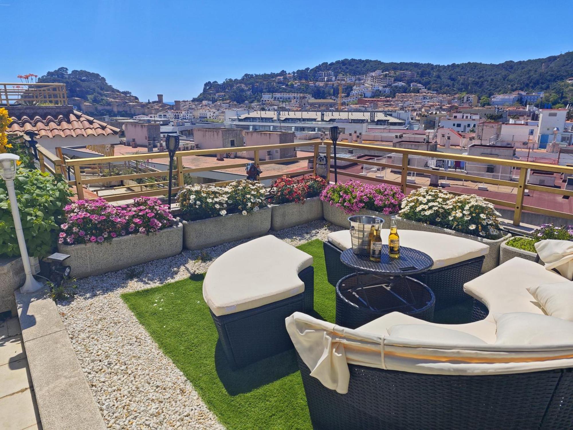 Apartment Luna Tossa De Mar With Jacuzzi, 5Mins Walking To The Beach, Sea And Castle View Big Terrace Extérieur photo
